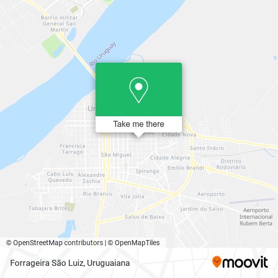 Forrageira São Luiz map