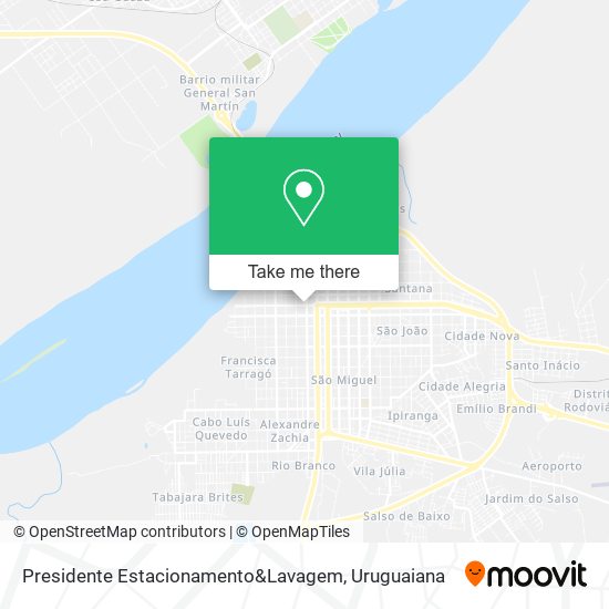 Presidente Estacionamento&Lavagem map