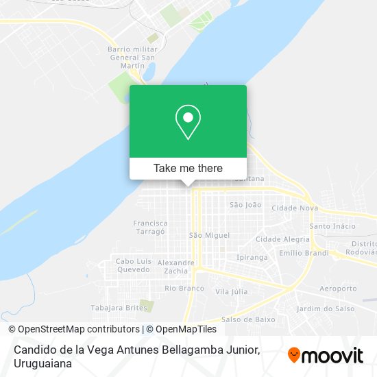 Candido de la Vega Antunes Bellagamba Junior map