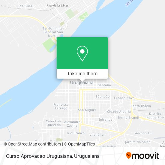 Curso Aprovacao Uruguaiana map