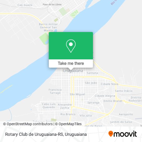 Rotary Club de Uruguaiana-RS map