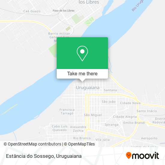 Estância do Sossego map