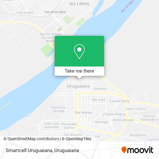 Smartcell Uruguaiana map