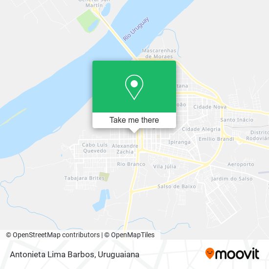Antonieta Lima Barbos map