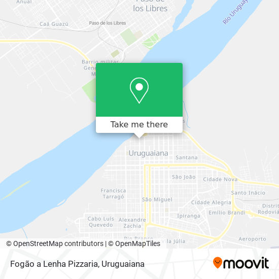 Fogão a Lenha Pizzaria map