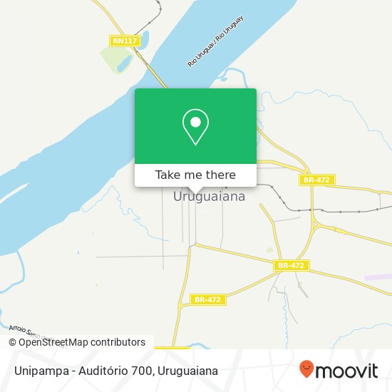 Mapa Unipampa - Auditório 700