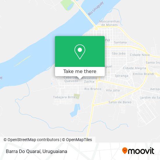 Barra Do Quaraí map