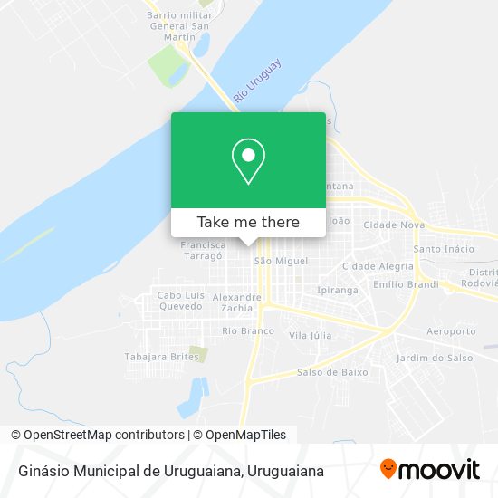 Ginásio Municipal de Uruguaiana map