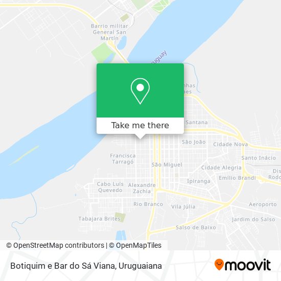 Mapa Botiquim e Bar do Sá Viana
