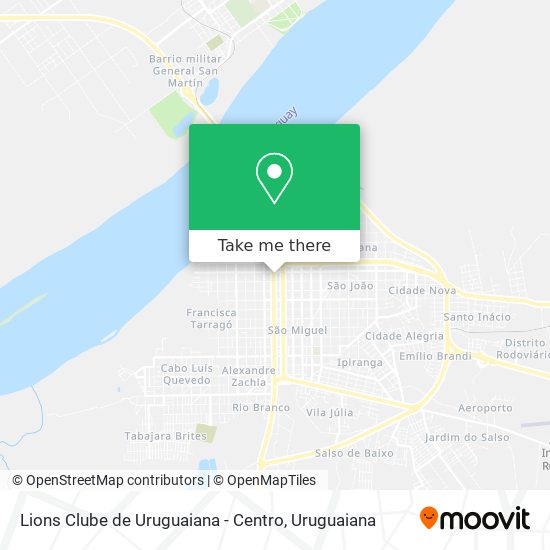Lions Clube de Uruguaiana - Centro map