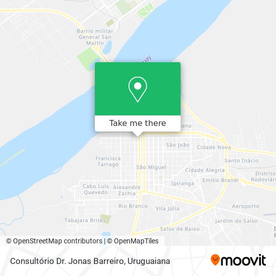 Consultório Dr. Jonas Barreiro map