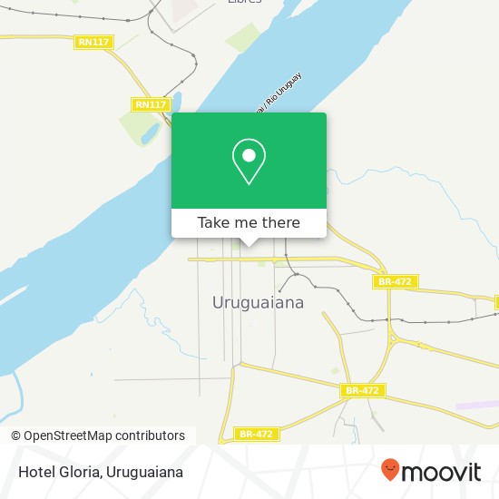 Hotel Gloria map
