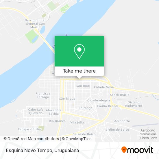 Mapa Esquina Novo Tempo