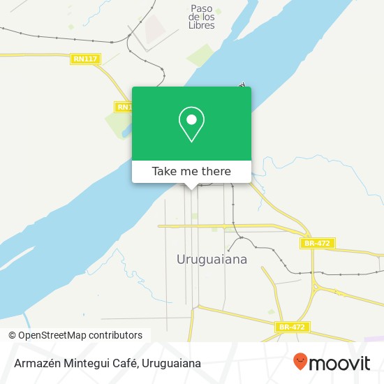 Mapa Armazén Mintegui Café
