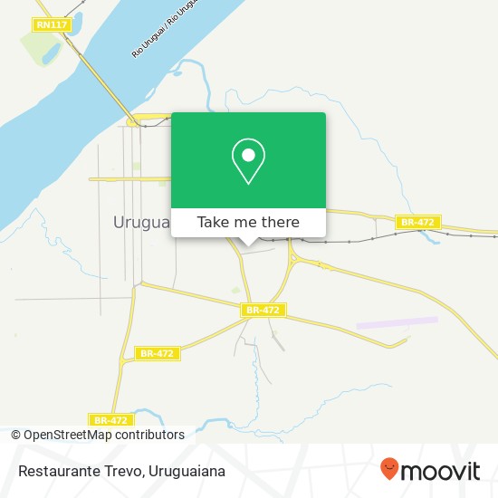 Restaurante Trevo, Rua Feliciano Ribeiro Cidade Alegria Uruguaiana-RS 97500-530 map