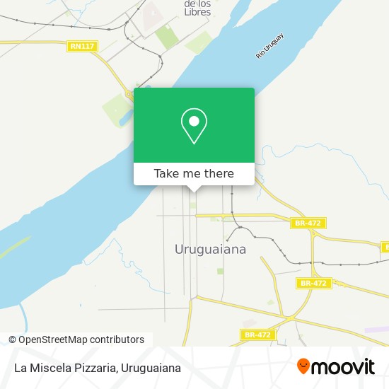 Mapa La Miscela Pizzaria