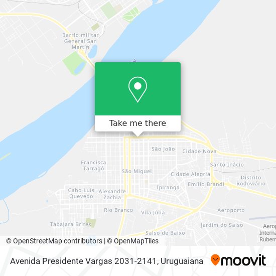 Avenida Presidente Vargas 2031-2141 map