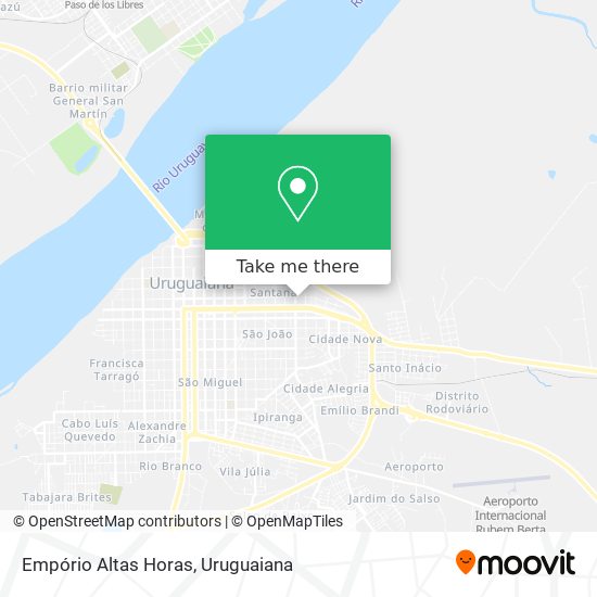 Empório Altas Horas map