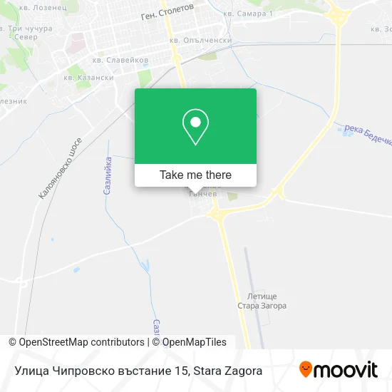 Карта Улица Чипровско въстание 15