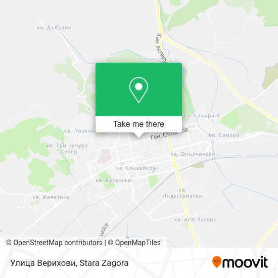 Карта Улица Верихови
