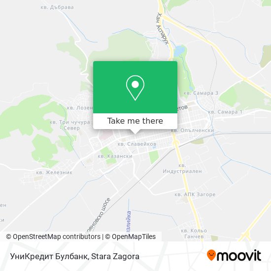 УниКредит Булбанк map