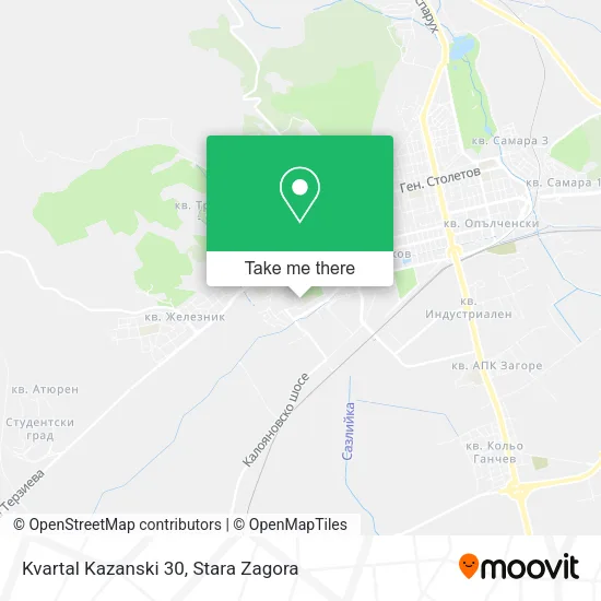 Kvartal Kazanski 30 map