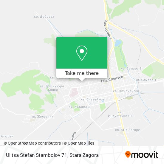 Ulitsa Stefan Stambolov 71 map