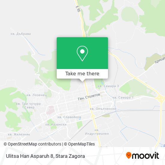 Ulitsa Han Asparuh 8 map