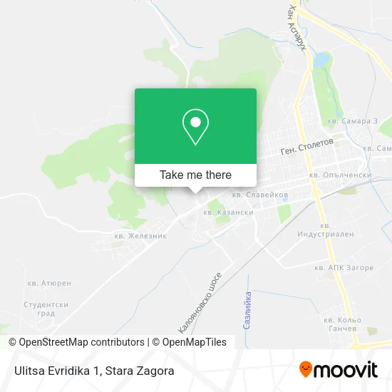 Карта Ulitsa Evridika 1