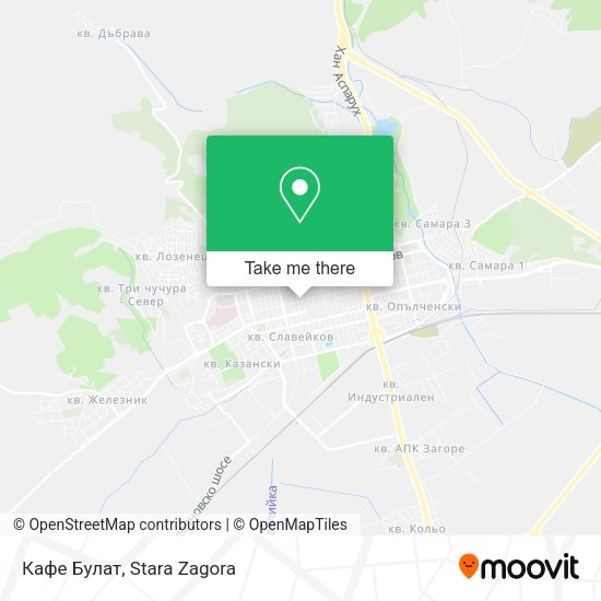 Карта Кафе Булат