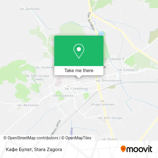 Карта Кафе Булат
