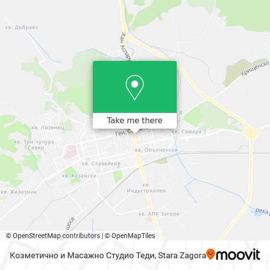 Козметично и Масажно Студио Теди map
