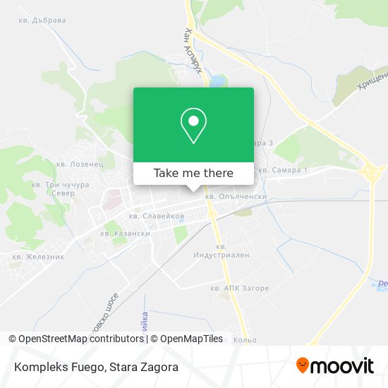 Kompleks Fuego map