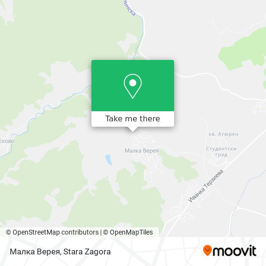 Малка Верея map
