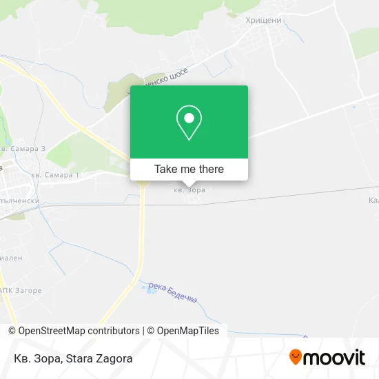 Карта Кв. Зора