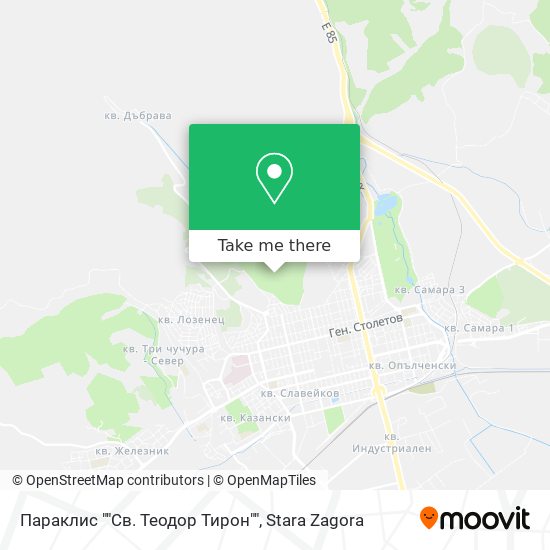 Параклис ""Св. Теодор Тирон"" map