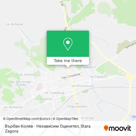 Върбан Колев - Независим Оценител map