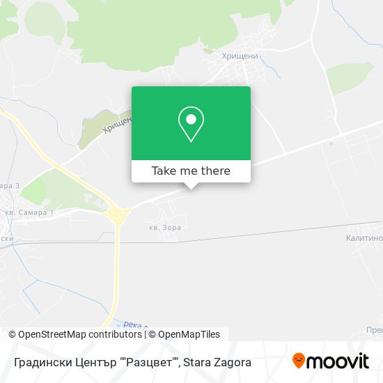Градински Център ""Разцвет"" map
