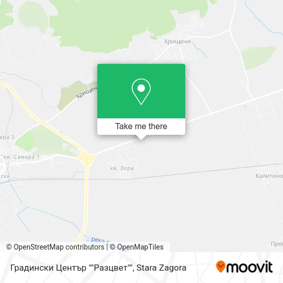 Карта Градински Център ""Разцвет""