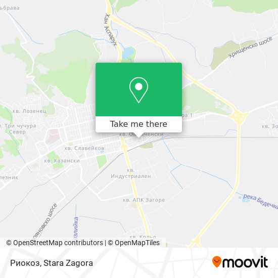 Риокоз map