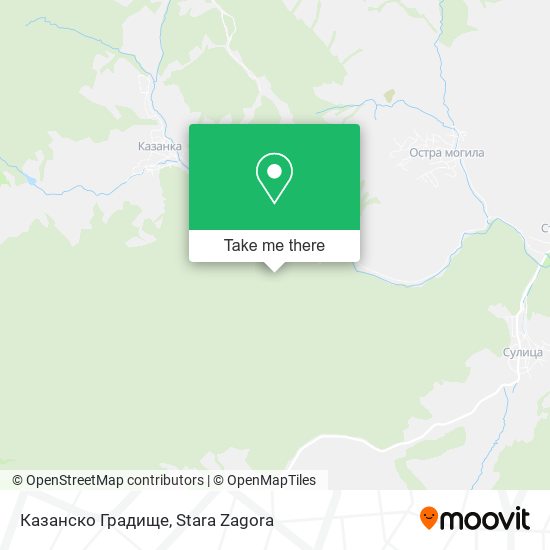 Казанско Градище map