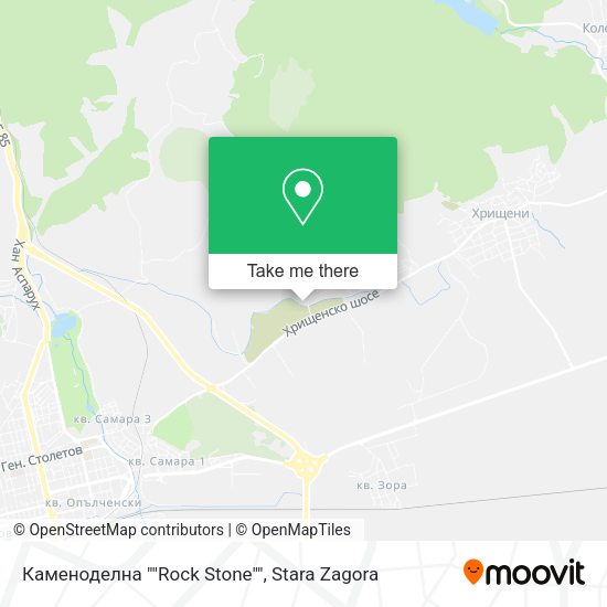 Карта Каменоделна ""Rock Stone""
