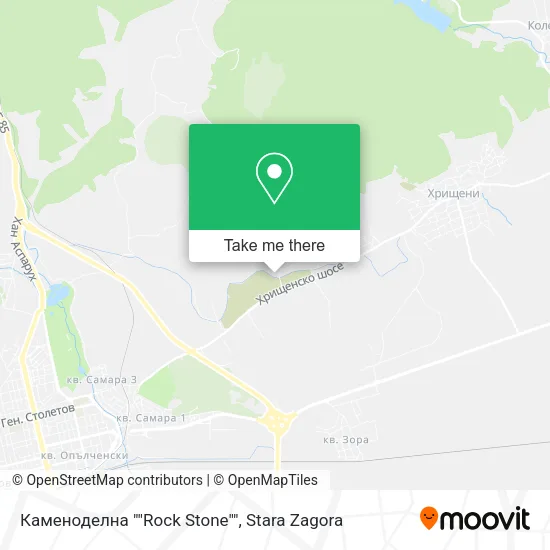 Карта Каменоделна ""Rock Stone""
