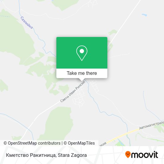 Карта Кметство Ракитница
