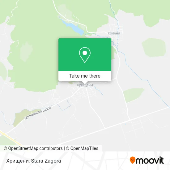 Карта Хрищени