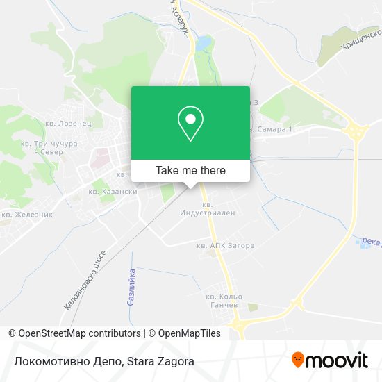 Карта Локомотивно Депо