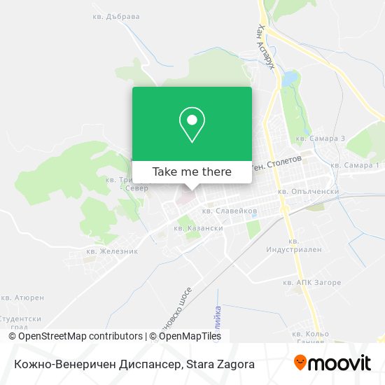 Кожно-Венеричен Диспансер map