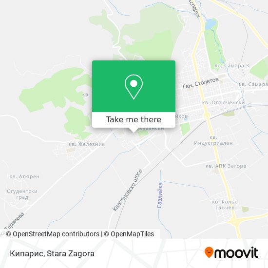 Кипарис map