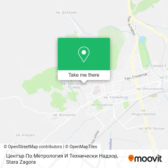 Карта Център По Метрология И Технически Надзор