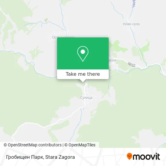 Карта Гробищен Парк